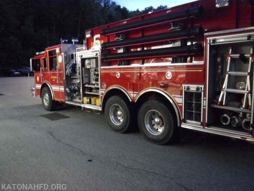 FF1 Candidates Learn About Tanker Ops at KFD - Katonah Fire Department