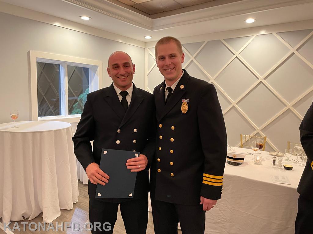 First Assistant Chief's Award Recipient Firefighter Mike Roper. Photo by Erich Braun.