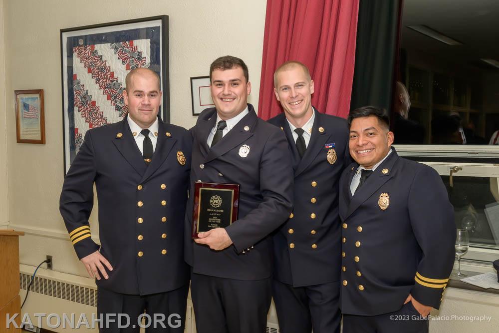 2023 Firefighter of the Year recipient Lieutenant Ryan Hayes. Photo by Gabe Palacio.